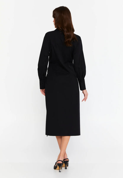 Long Sleeve Midi Polyester Column Regular Casual Dress Unit Price: €24