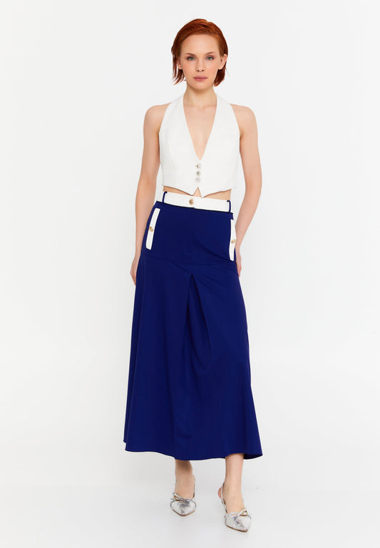 Maxi Solid Color Regular Skirt Unit Price: €14