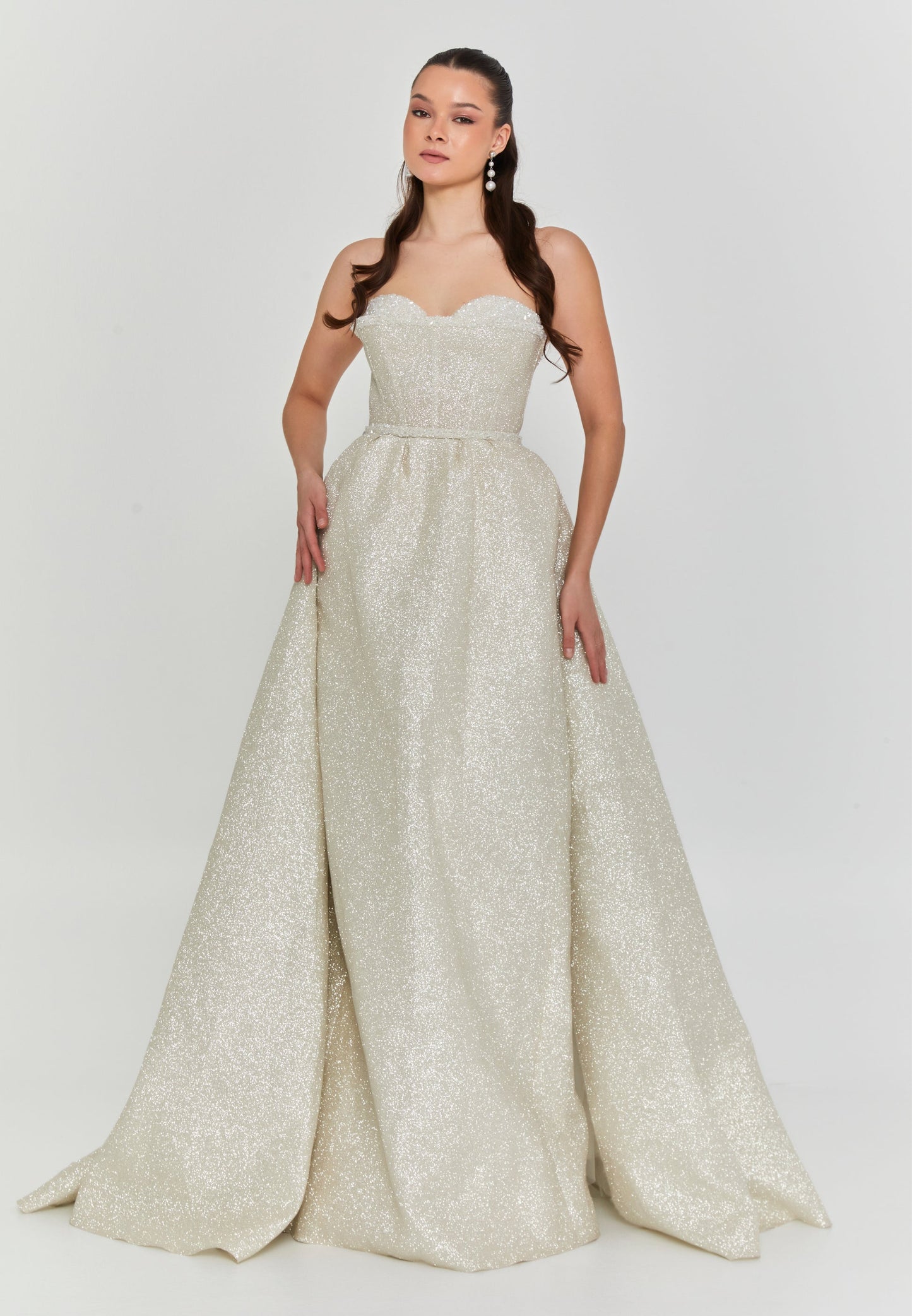 Strapless Maxi Polyester Regular Wedding Dress Unit Price: €575