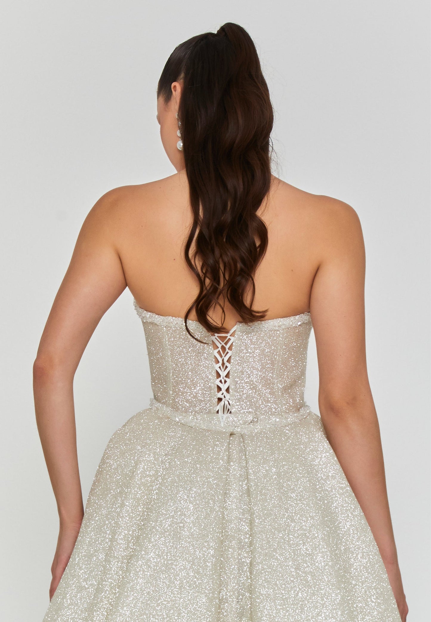 Strapless Maxi Polyester Regular Wedding Dress Unit Price: €575