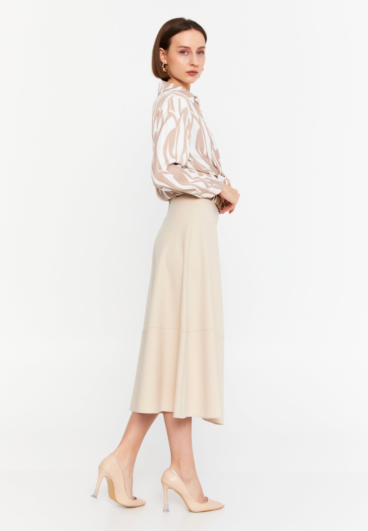 Midi Solid Color Regular Skirt Unit Price: €26