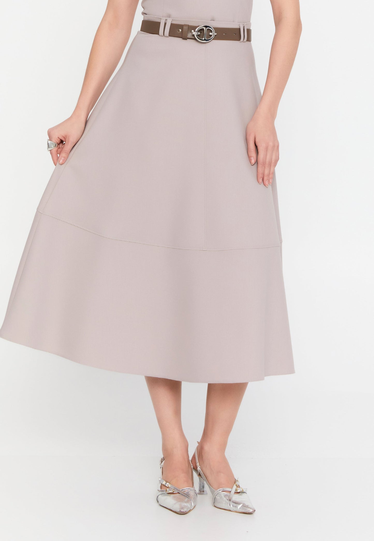 Midi Solid Color Regular Skirt Unit Price: €26