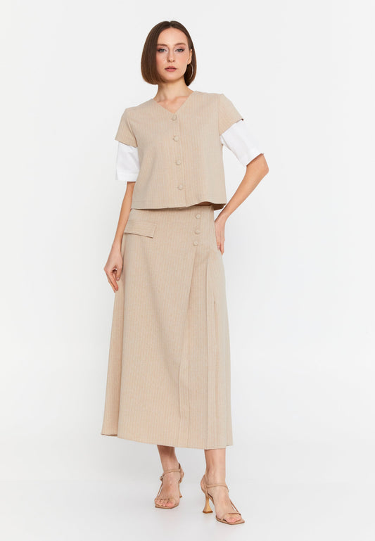 Maxi Solid Color Regular Skirt Unit Price: €14