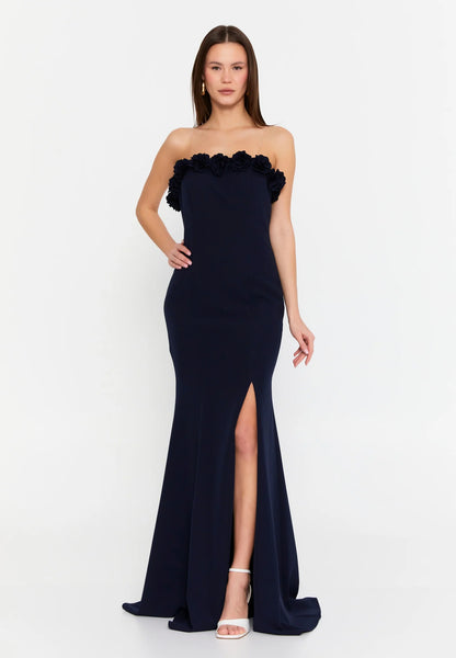 Strapless Maxi Viscose Mermaid Regular Wedding Guest Dress Unit Price: €48