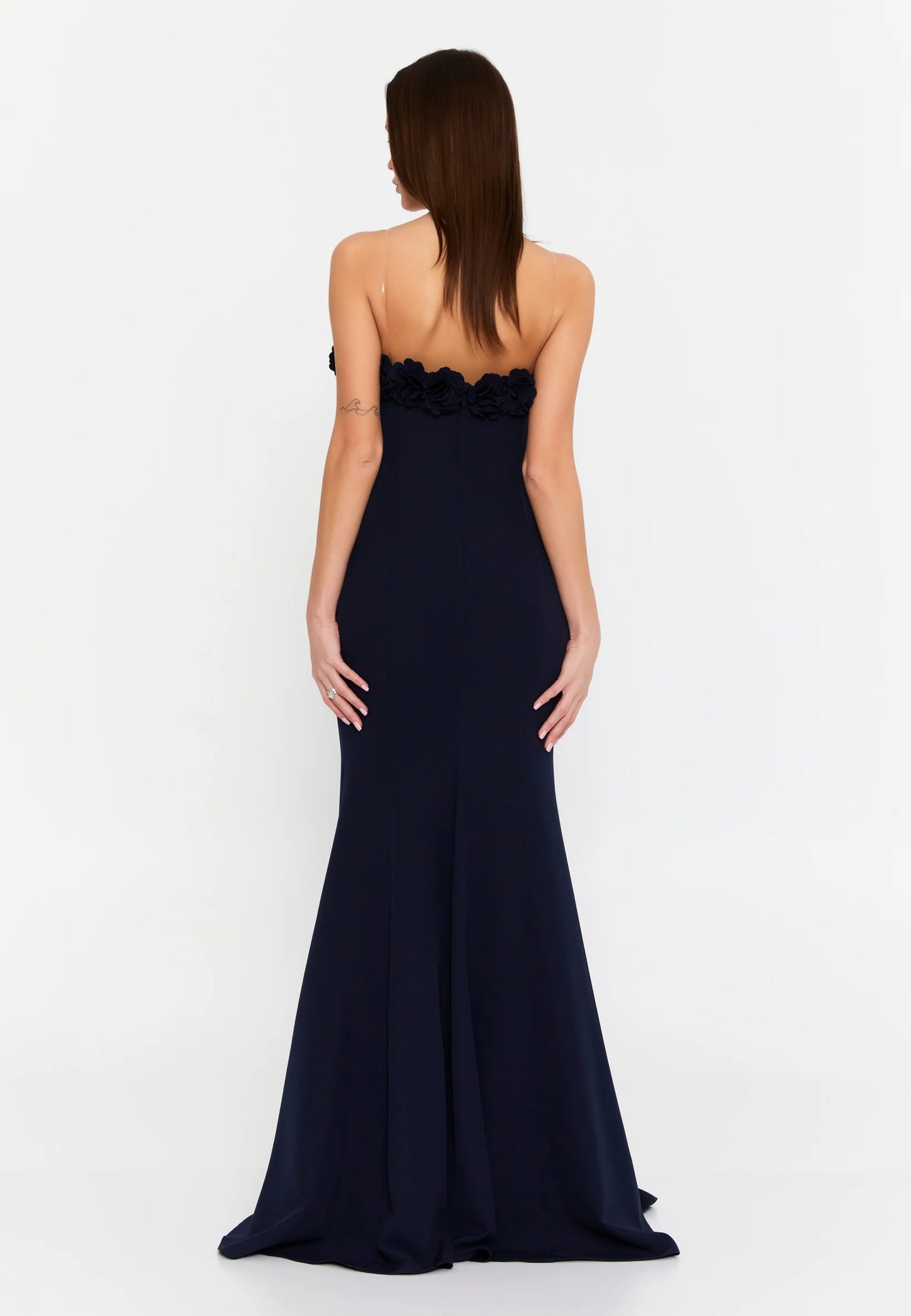 Strapless Maxi Viscose Mermaid Regular Wedding Guest Dress Unit Price: €48