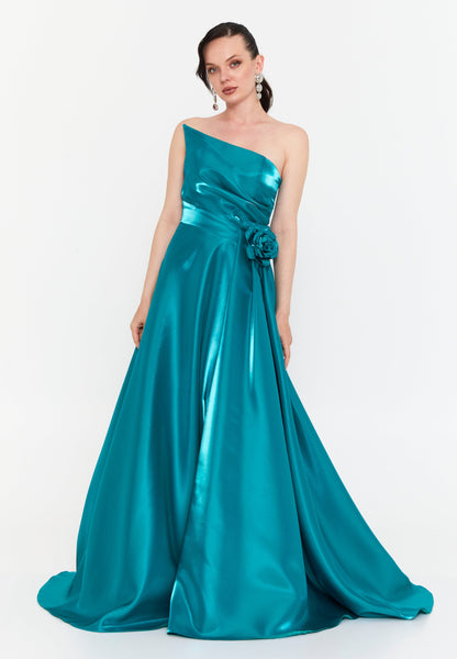 Strapless Maxi Polyester Column Regular Wedding Guest Dress Unit Price: €78