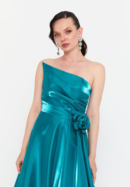 Strapless Maxi Polyester Column Regular Wedding Guest Dress Unit Price: €78