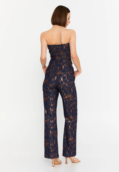 Strapless Polyester Patterned Regular Two-Piece Outfit Unit Price: €53