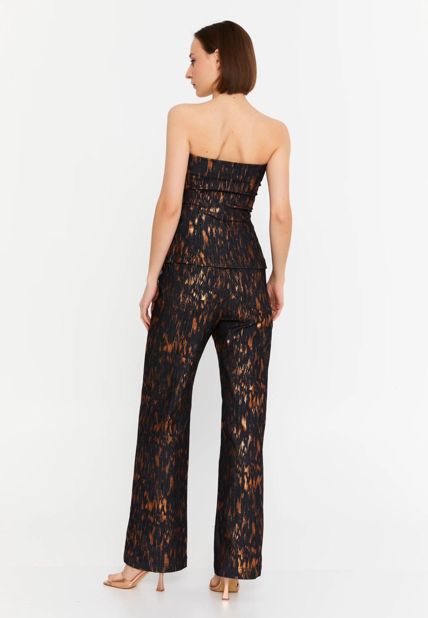 Strapless Polyester Patterned Regular Two-Piece Outfit Unit Price: €53