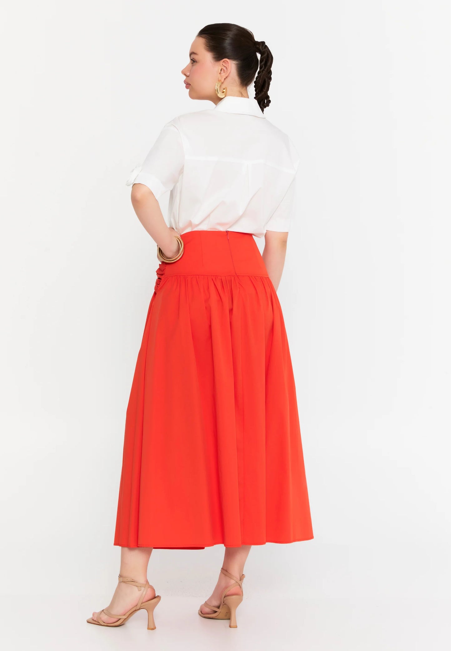 Midi Solid Color Regular Skirt Unit Price: €17