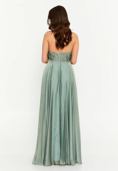 Sleeveless Maxi Chiffon Column Regular Evening Dress Unit Price: €130