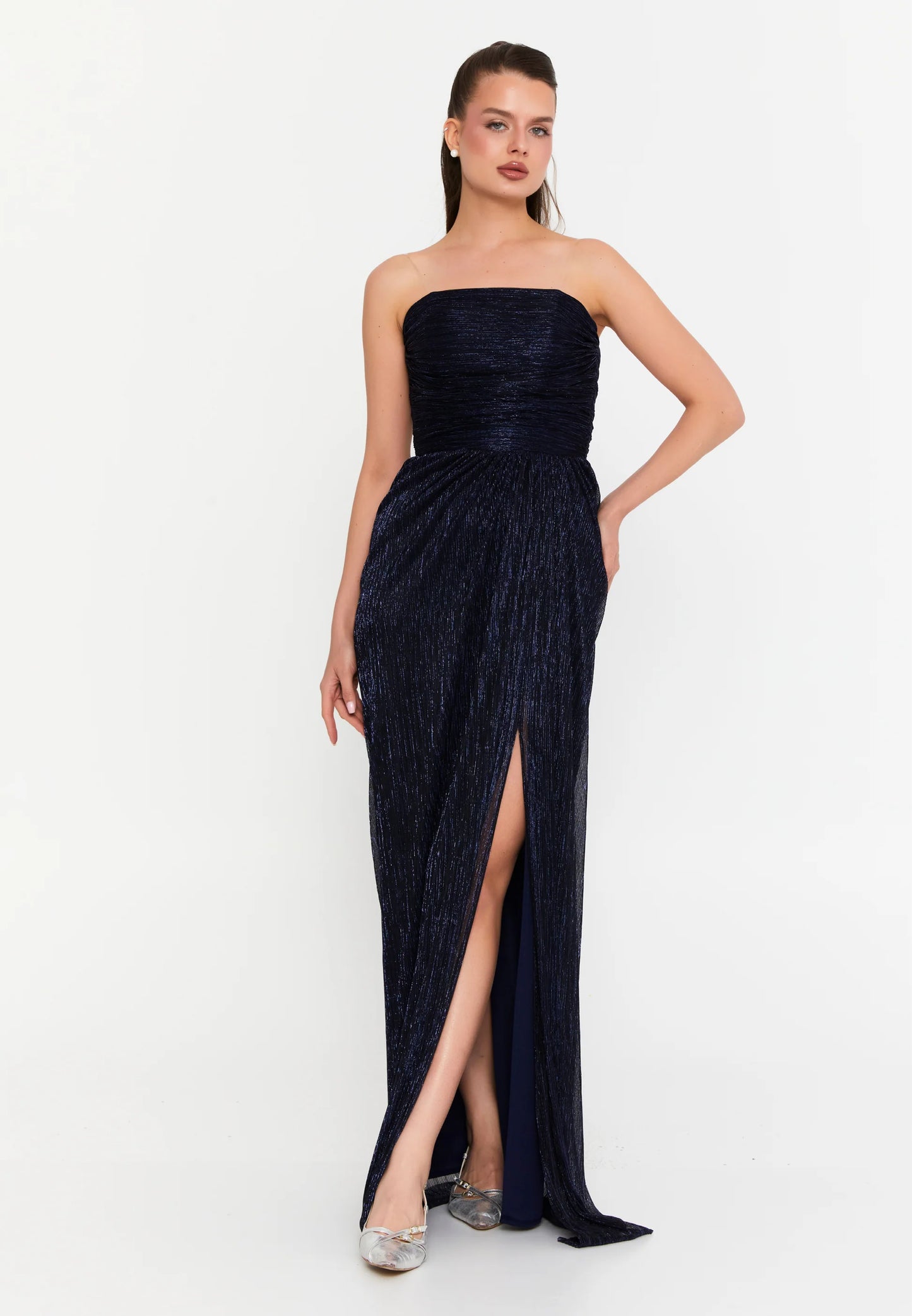 Strapless Maxi Lycra Mermaid Regular Evening Dress Unit Price: €66