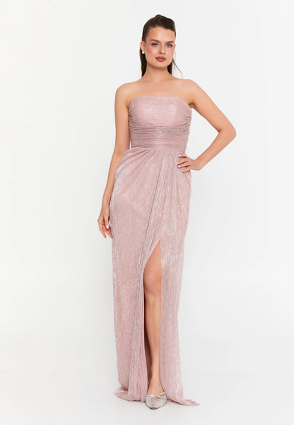 Strapless Maxi Lycra Mermaid Regular Evening Dress Unit Price: €66
