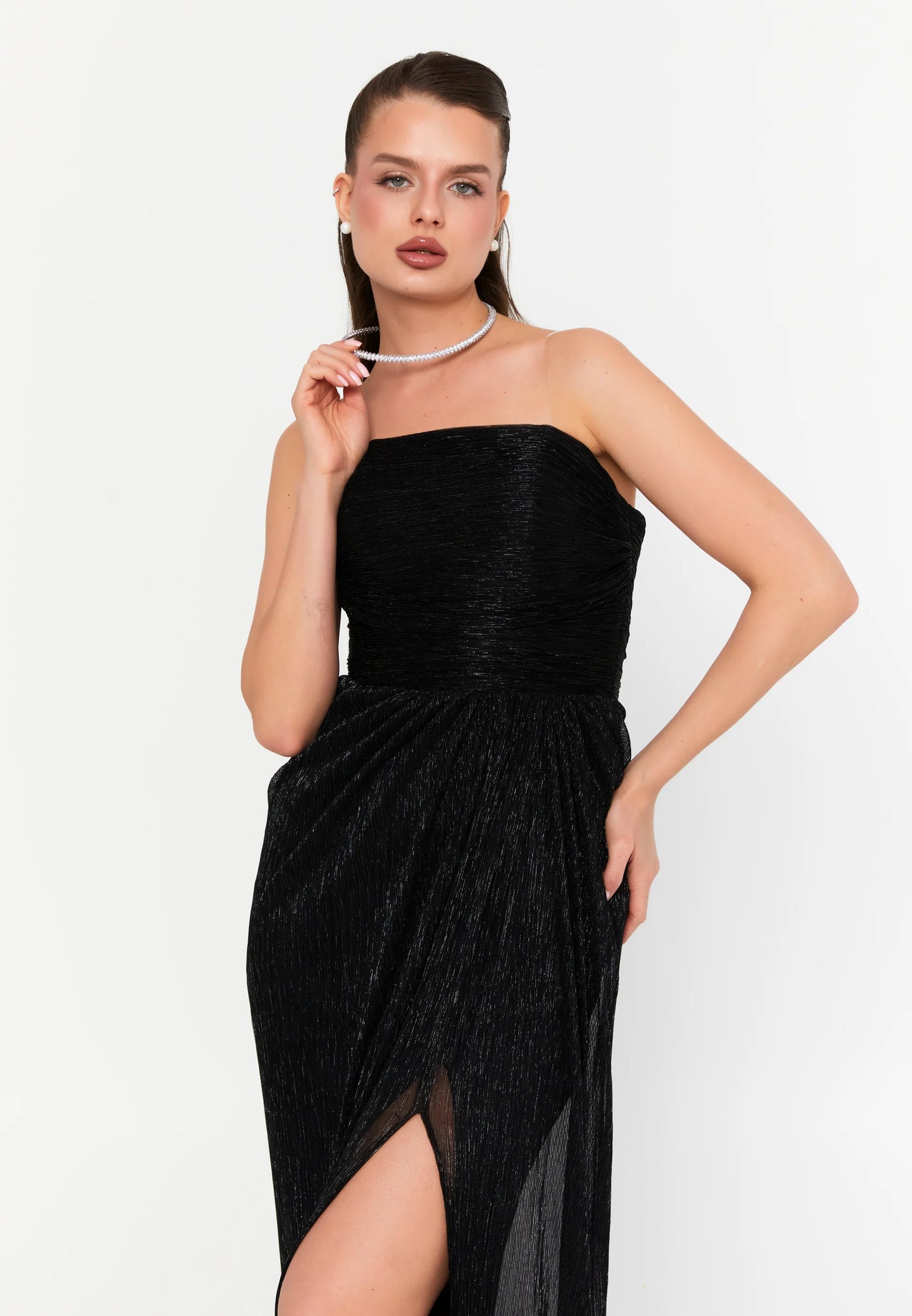 Strapless Maxi Lycra Mermaid Regular Evening Dress Unit Price: €66