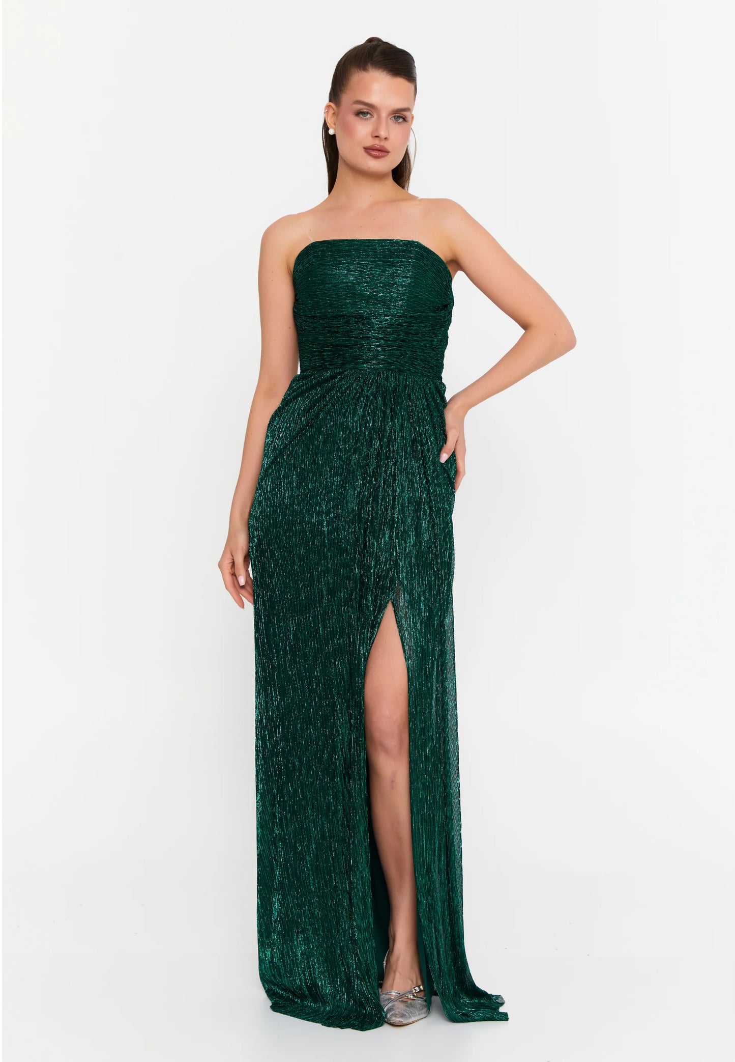 Strapless Maxi Lycra Mermaid Regular Evening Dress Unit Price: €66