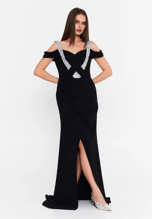 Sleeveless Maxi Viscose Mermaid Regular Wedding Guest Dress Unit Price: €43