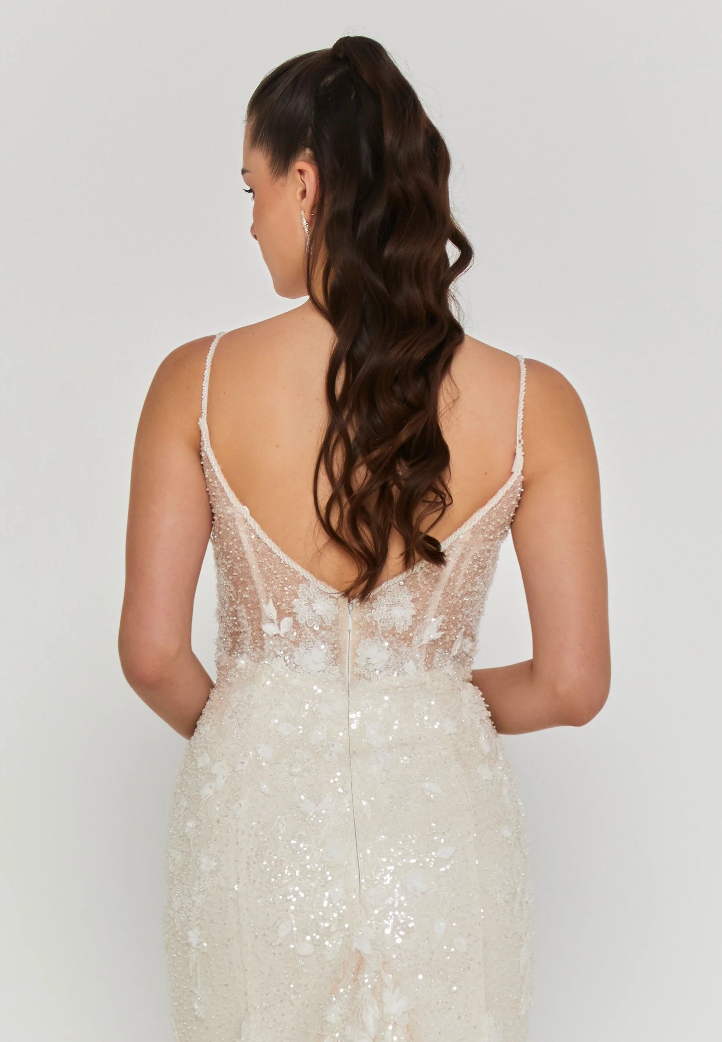 Sleeveless Maxi Tulle Regular Wedding Dress Unit Price: €590