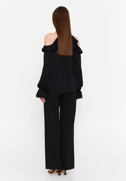 Long Sleeve With Stones Regular Blouse Unit Price: €18