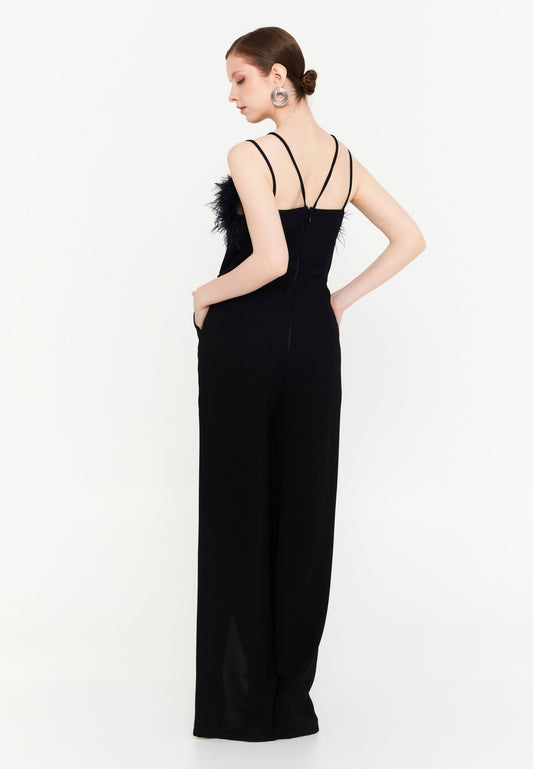 Sleeveless Viscose Regular Fit Regular Evening Jumpsuit Unit Price: €42