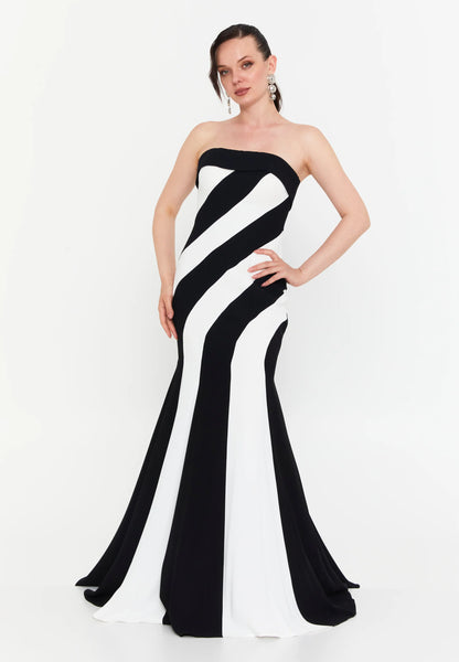 Strapless Maxi Viscose Mermaid Regular Evening Dress Unit Price: €54
