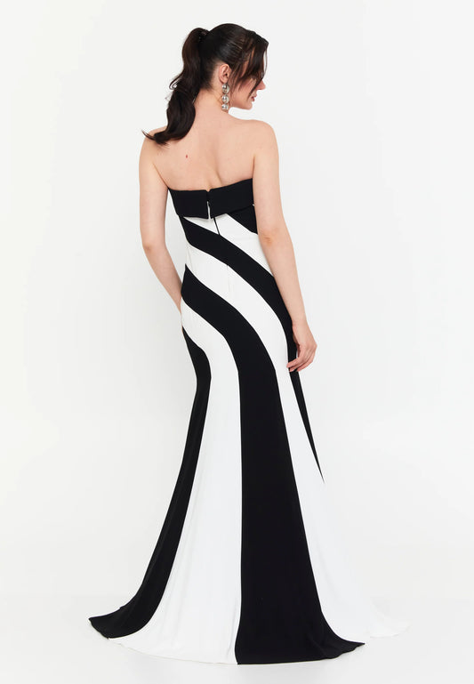 Strapless Maxi Viscose Mermaid Regular Evening Dress Unit Price: €54