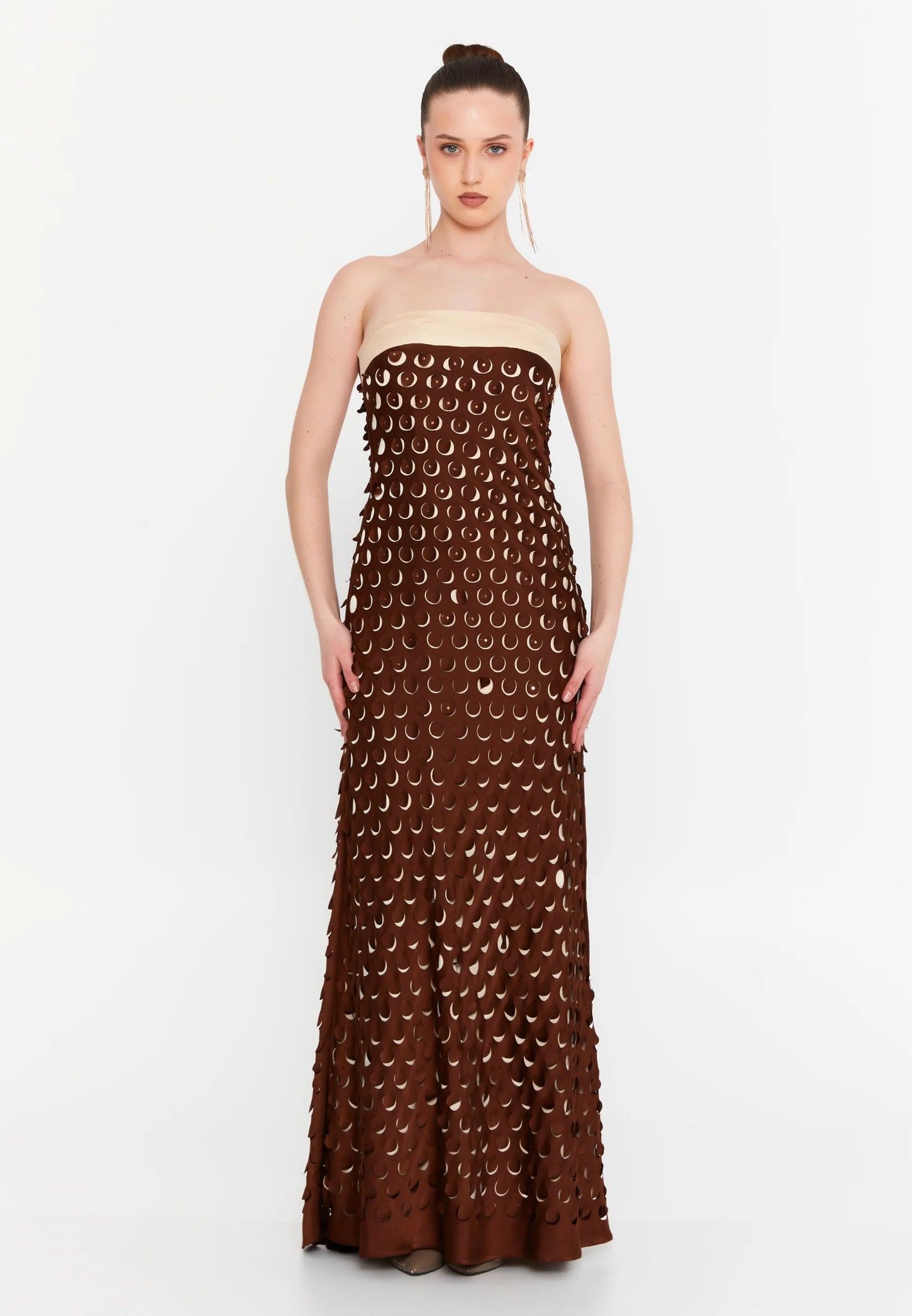 Strapless Maxi Viscose Mermaid Regular Wedding Guest Dress Unit Price: €59