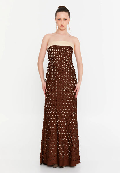 Strapless Maxi Viscose Mermaid Regular Wedding Guest Dress Unit Price: €59