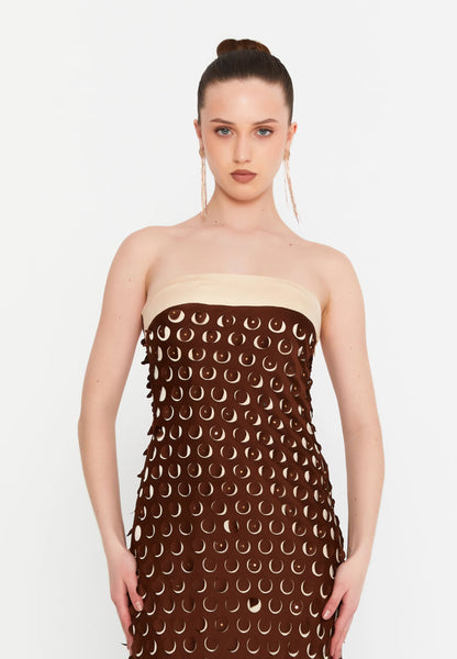 Strapless Maxi Viscose Mermaid Regular Wedding Guest Dress Unit Price: €59