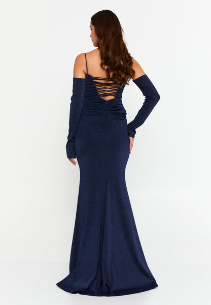 Off Shoulder Maxi Lycra Mermaid Regular Wedding Guest Dress Unit Price: €55