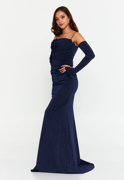 Off Shoulder Maxi Lycra Mermaid Regular Wedding Guest Dress Unit Price: €55