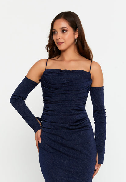 Off Shoulder Maxi Lycra Mermaid Regular Wedding Guest Dress Unit Price: €55