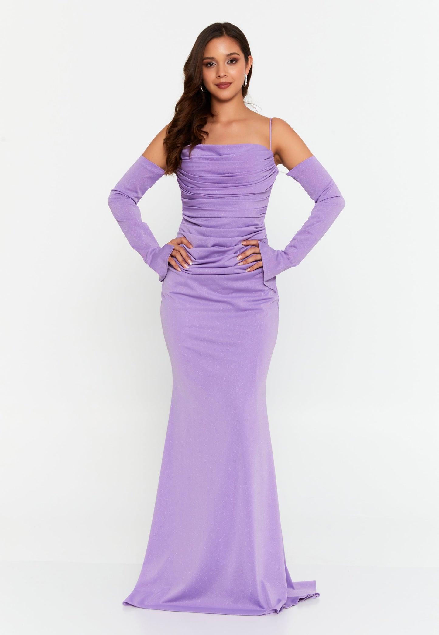 Off Shoulder Maxi Lycra Mermaid Regular Wedding Guest Dress Unit Price: €55
