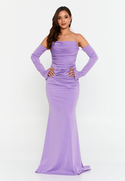 Off Shoulder Maxi Lycra Mermaid Regular Wedding Guest Dress Unit Price: €55