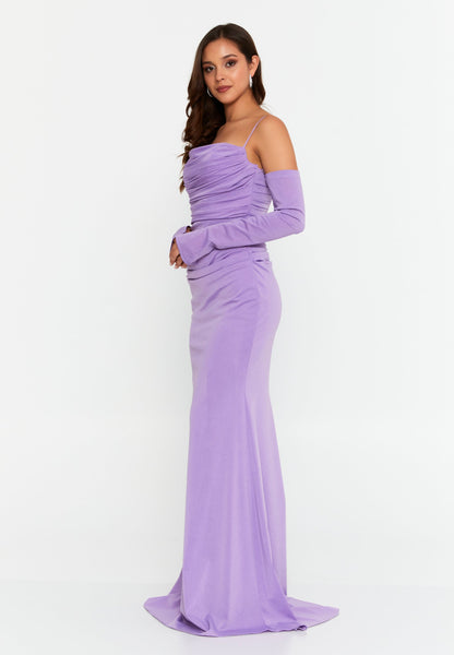 Off Shoulder Maxi Lycra Mermaid Regular Wedding Guest Dress Unit Price: €55