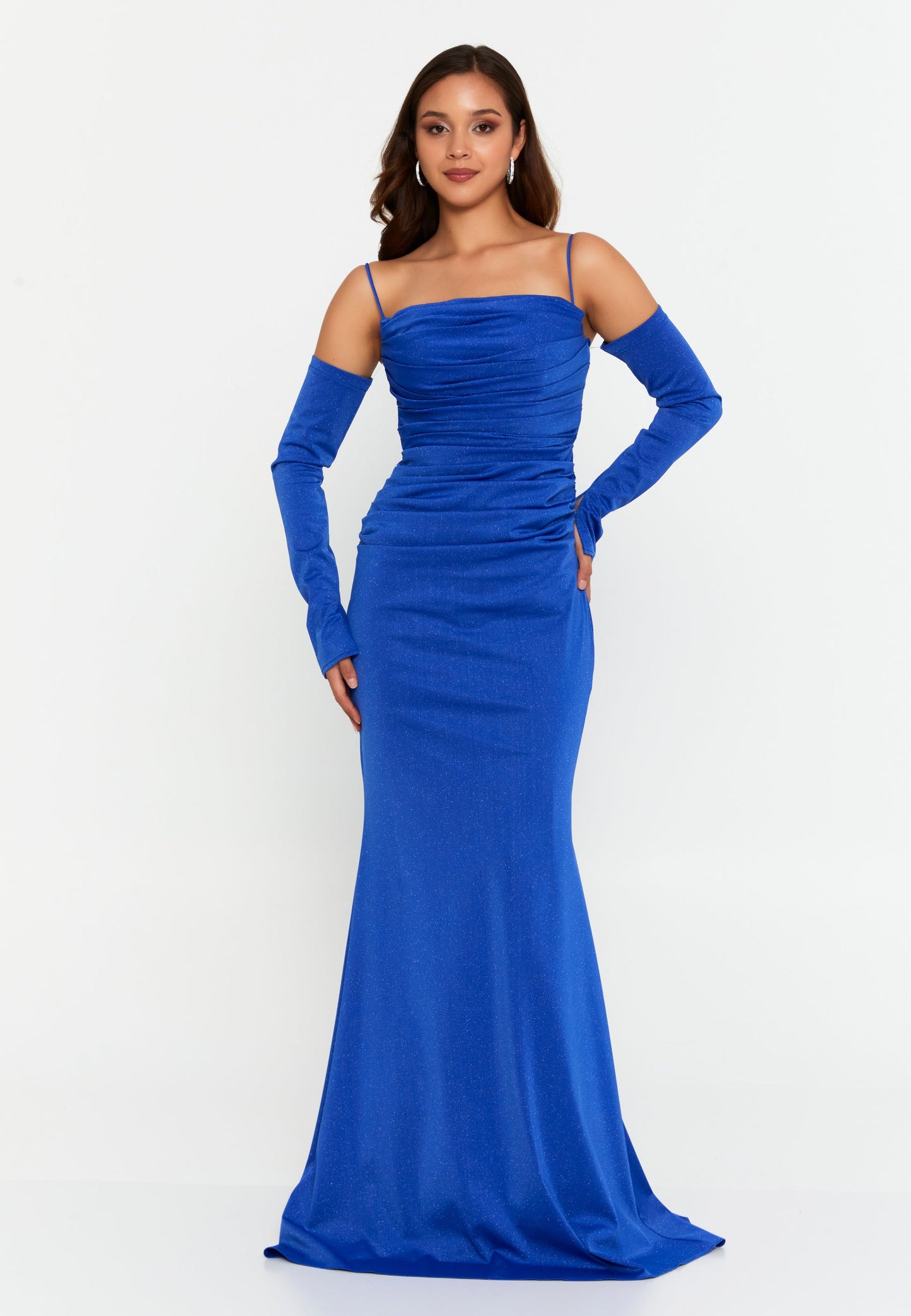 Off Shoulder Maxi Lycra Mermaid Regular Wedding Guest Dress Unit Price: €55