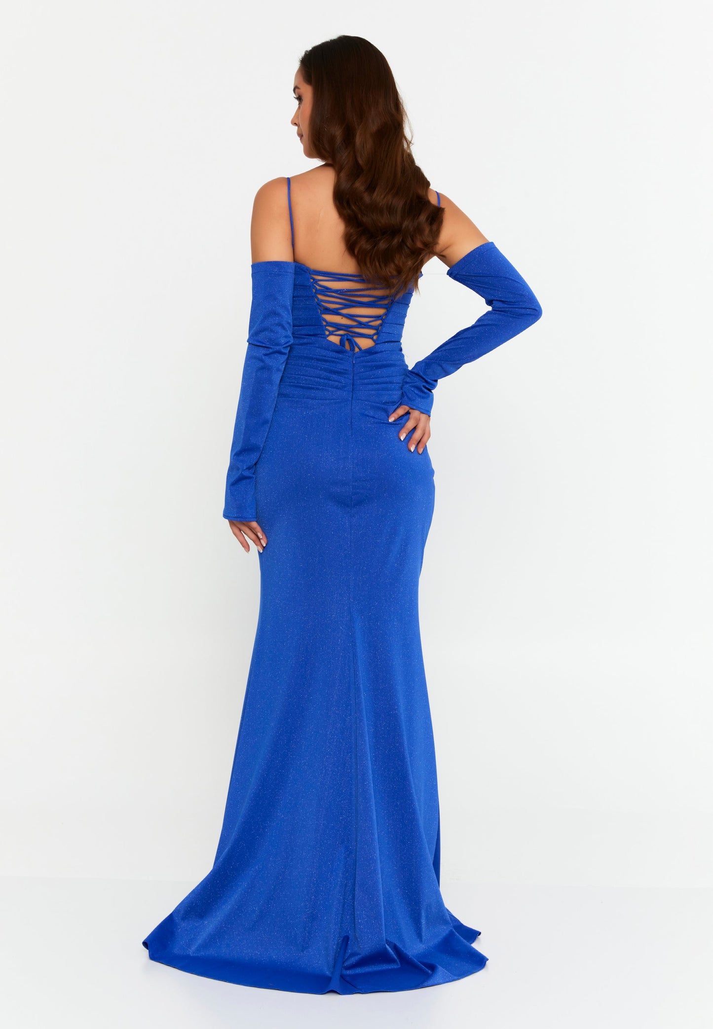 Off Shoulder Maxi Lycra Mermaid Regular Wedding Guest Dress Unit Price: €55