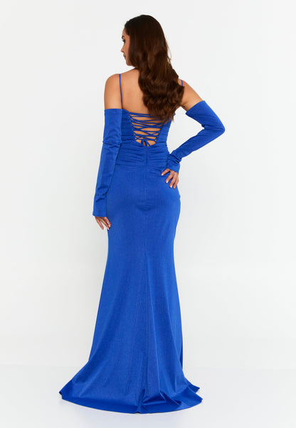 Off Shoulder Maxi Lycra Mermaid Regular Wedding Guest Dress Unit Price: €55