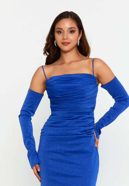 Off Shoulder Maxi Lycra Mermaid Regular Wedding Guest Dress Unit Price: €55