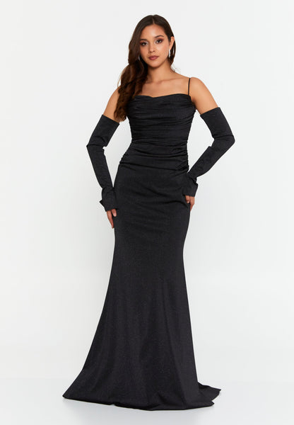 Off Shoulder Maxi Lycra Mermaid Regular Wedding Guest Dress Unit Price: €55