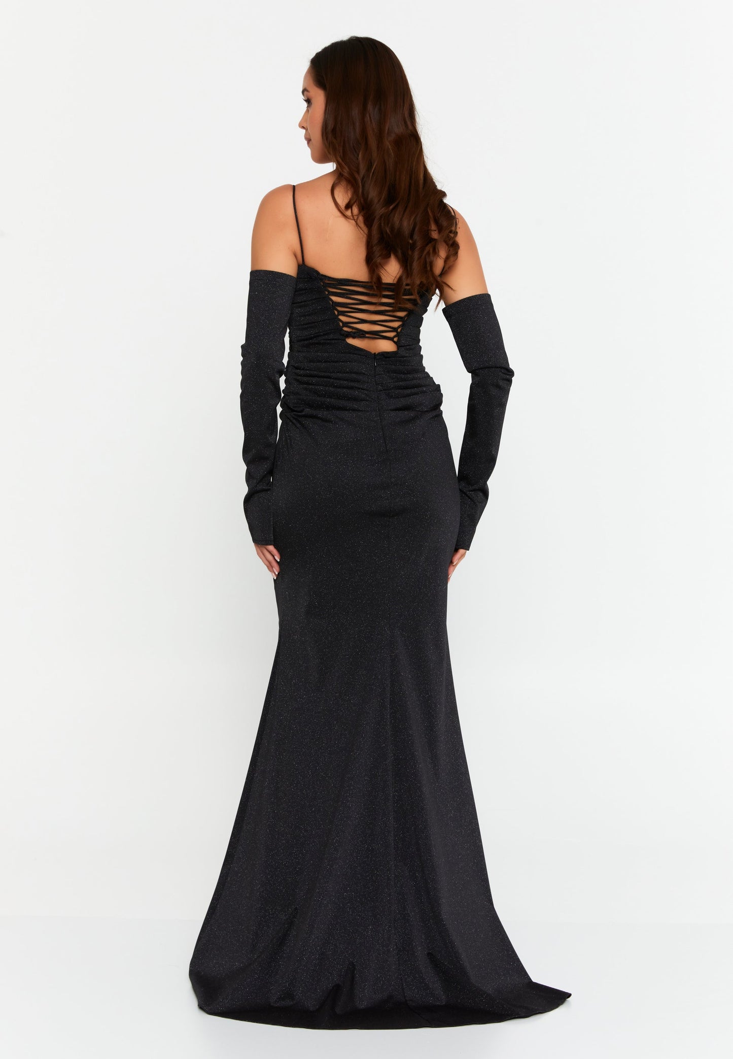 Off Shoulder Maxi Lycra Mermaid Regular Wedding Guest Dress Unit Price: €55