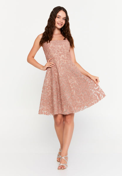 Sleeveless Mini Tulle Column Regular Cocktail Dress Unit Price: €20