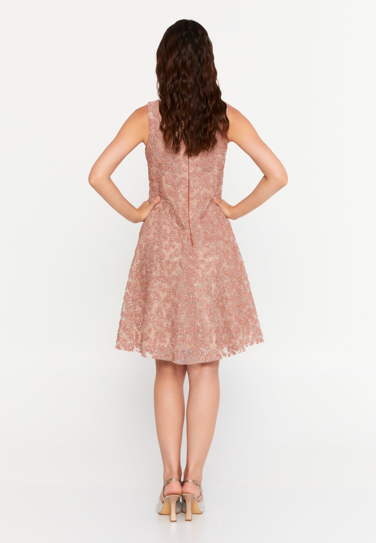 Sleeveless Mini Tulle Column Regular Cocktail Dress Unit Price: €20