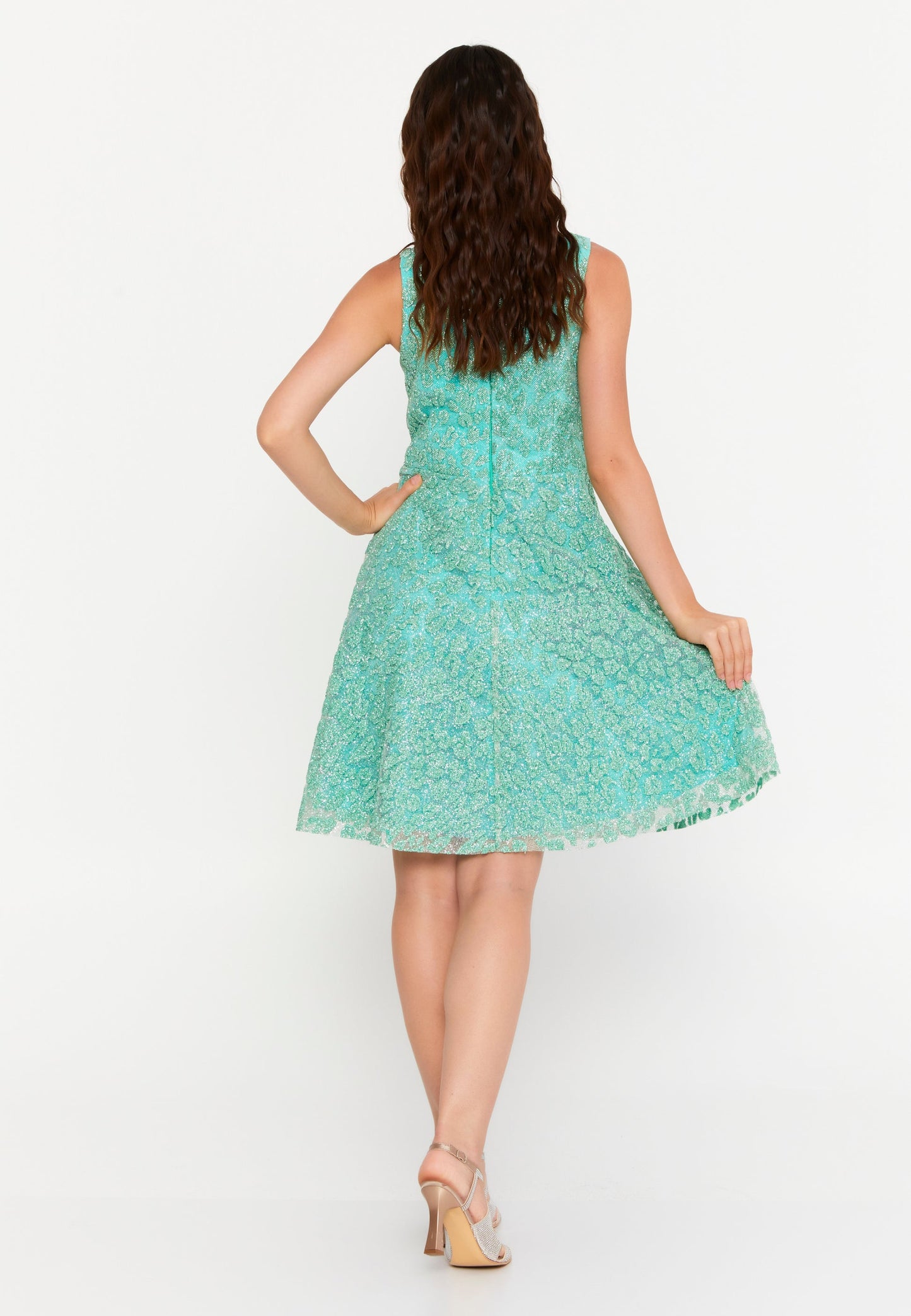 Sleeveless Mini Tulle Column Regular Cocktail Dress Unit Price: €20