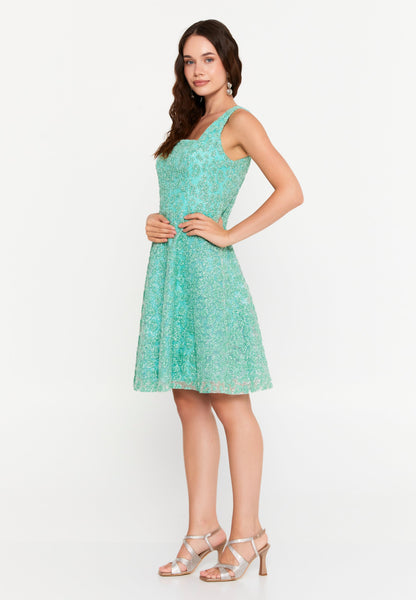 Sleeveless Mini Tulle Column Regular Cocktail Dress Unit Price: €20