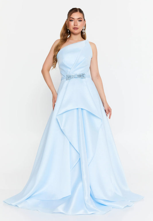 Strapless Maxi Polyester A - Line Regular Prom Dress Unit Price: €143