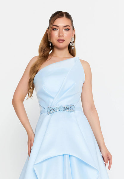 Strapless Maxi Polyester A - Line Regular Prom Dress Unit Price: €143