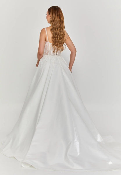 Sleeveless Maxi Polyester Regular Wedding Dress Unit Price: €250