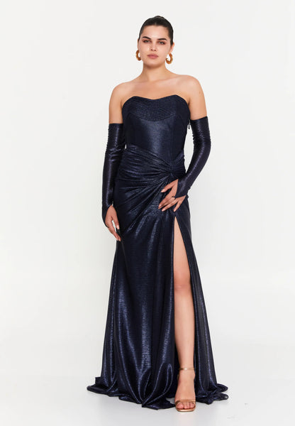 Off Shoulder Maxi Chiffon Mermaid Regular Wedding Guest Dress Unit Price: €125