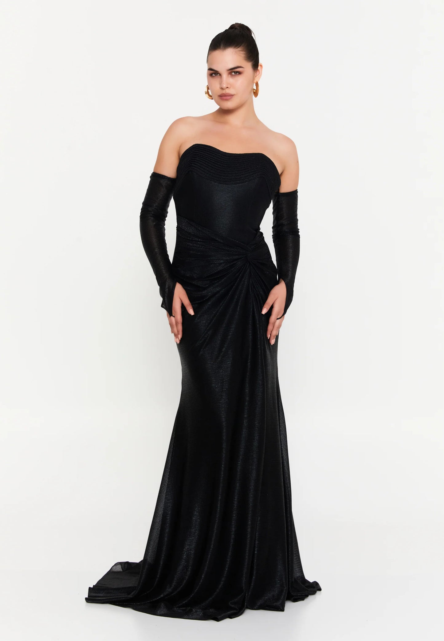 Off Shoulder Maxi Chiffon Mermaid Regular Wedding Guest Dress Unit Price: €125