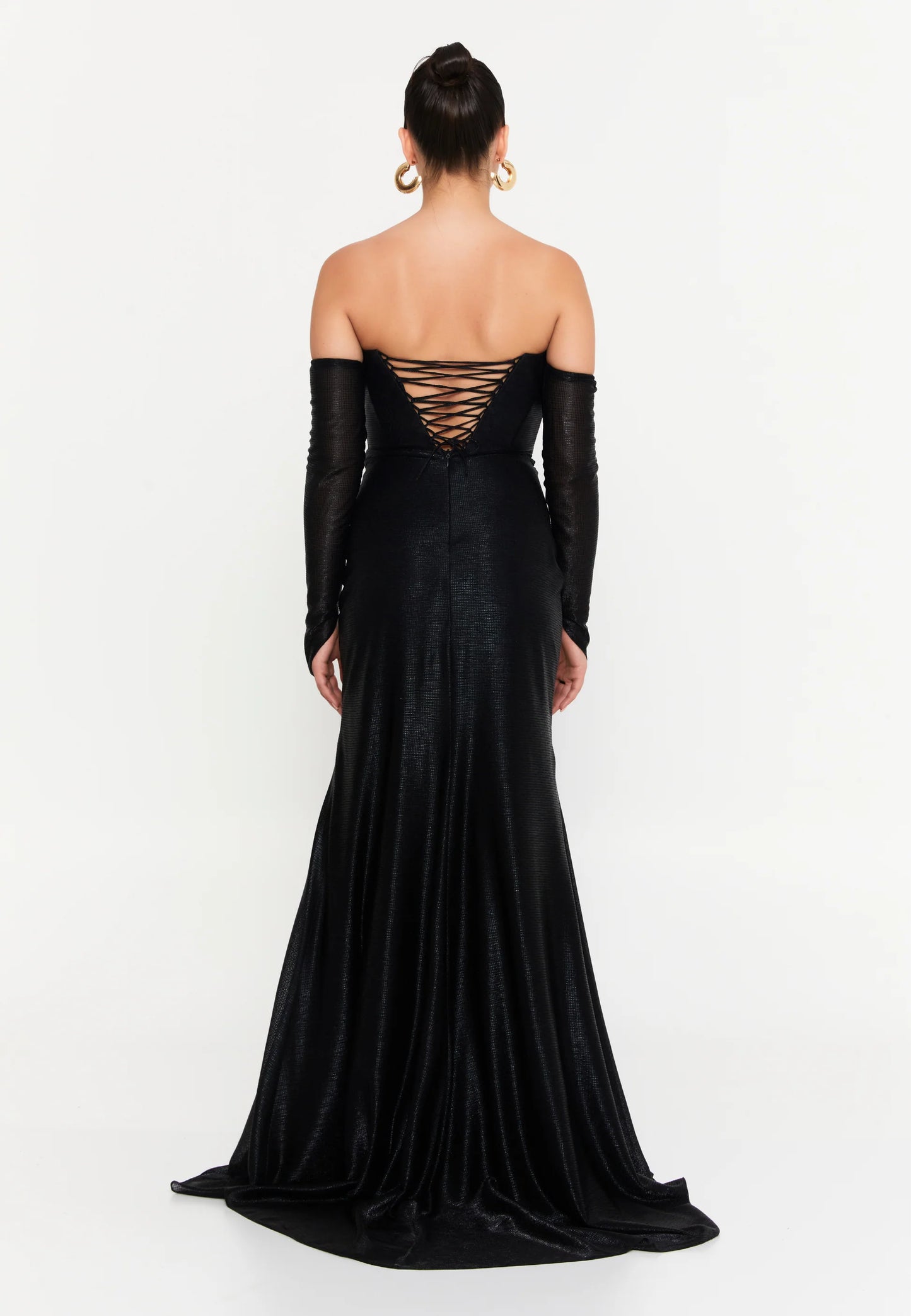 Off Shoulder Maxi Chiffon Mermaid Regular Wedding Guest Dress Unit Price: €125